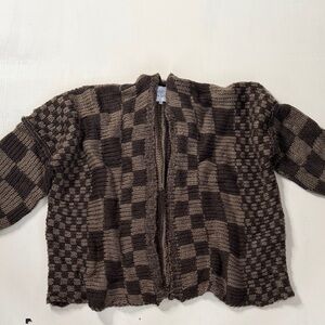 Sofie The Label Checkered Cardigan